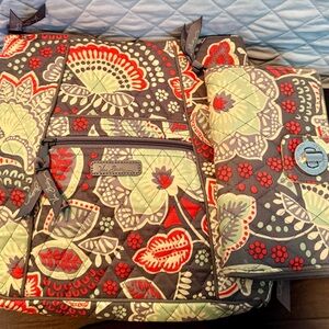 Vera Bradley Floral Quilted Bag Set - Nomadic Floral